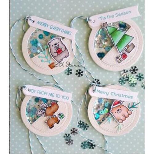 Round sign set Metal Cutting Dies for DIY Scrapbooking Album Paper Cards Decorative Crafts Embossing Die Cuts