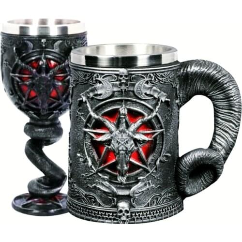 Beer cup coffee cup 3D goblet Iron Throne stainless steel resin wine cup bar entertainment cup dropshipping