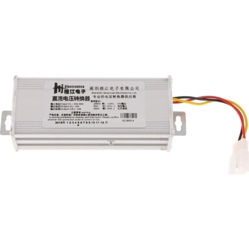 DC to DC Buck Converter 24V-60V to 12V 15A Power Supply Step Down Module for Auto Car Truck Vehicle Boat etc