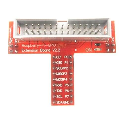 Raspberry pie Raspberry PI GPIO adapter plate for breadboard gold plug-in version