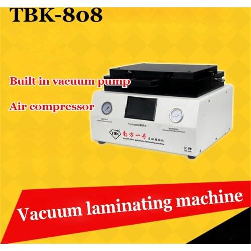 TBK-808 LCD Touch Screen Repair Automatic Bubble Removing Machine OCA Vacuum Laminating Machine with automatic lock gas