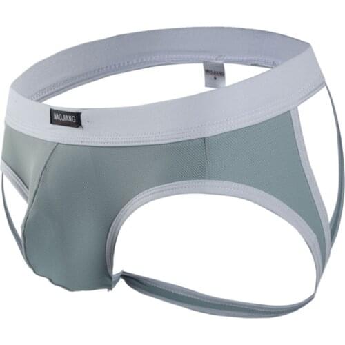 Male Briefs Mens Underwear Mens Open Butt Briefs Gay Erotic Underwear Transparent Breathable Mens Briefs Low Waist Underpants