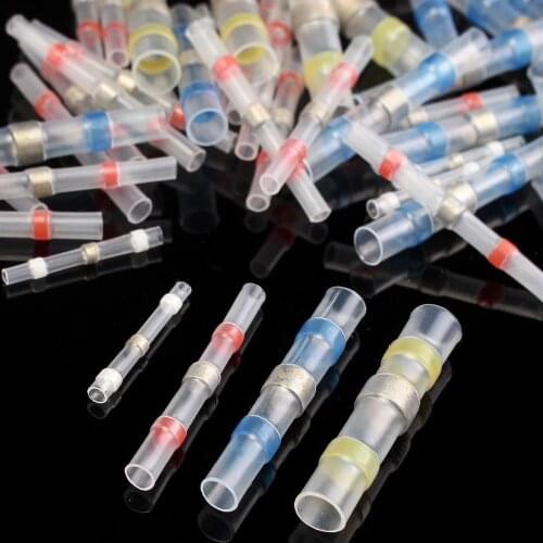 Waterproof Solder Seal Sleeve Splice Terminals Heat Shrink Electrical Wire Connector Butt Connectors Kit Assortment