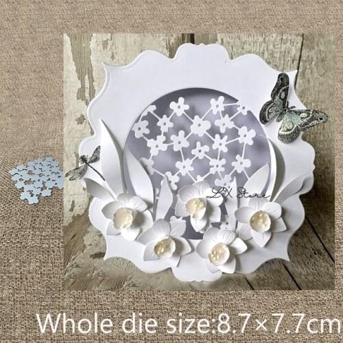 New Design Craft Metal die cuts Cutting Die flower ornament background scrapbooking Album Paper Card Craft Embossing die cuts