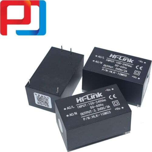 1PCS AC-DC 90-245V HLK-10M03/10m05/10M09 220V to 5V 2A 10W intelligent household compact switching mini power supply module