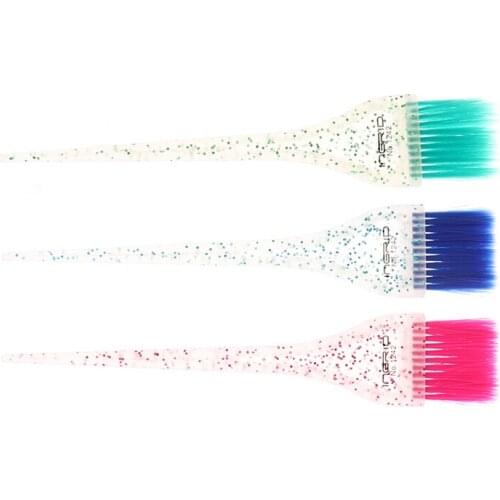 3Colors Hairdressing Hair Dyeing Cream Brush Bleaching Salon Comb Hair Coloring Brush