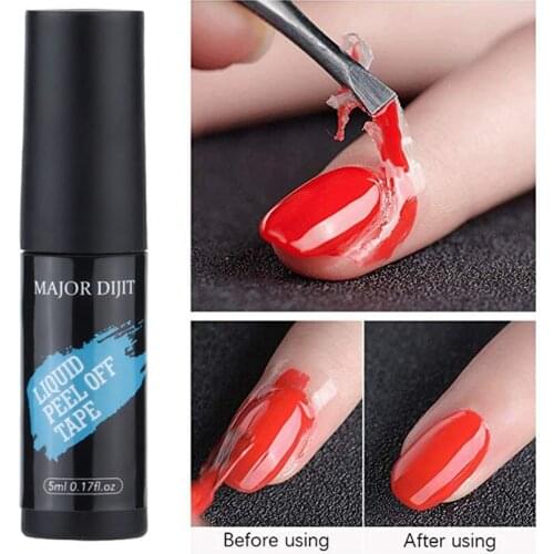 5ml Nail Latex Peel Off Anti-overflow Glue Non-toxic Liquid Professional Nail Edge Protection Nail Care Tool For Nails