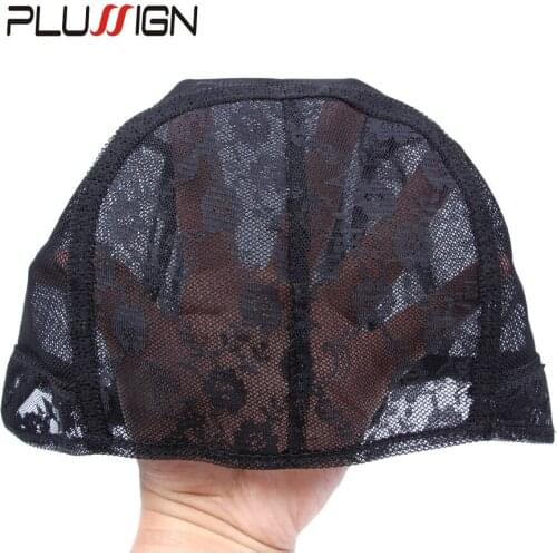 Best Selling 5Pcs Mesh Wig Cap With Stretchable Hair Net For Wigs Dome Cap For Wig Making Weaving Cap With Elastic Band
