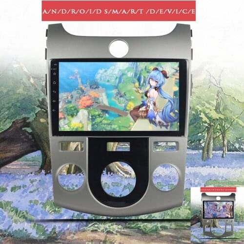 9 inch Android 10.0 Car GPS Navigation DVD Player Radio Head Unit For Kia Forte Koup Cerato 2008 -2012 Stereo Multimedia