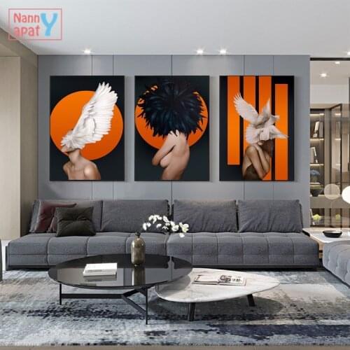 Hd Printed Canvas Painting Nordic Woman Abstract Poster Wall Art Print Poster for Living Room Modern Art Gallery Home Decoration