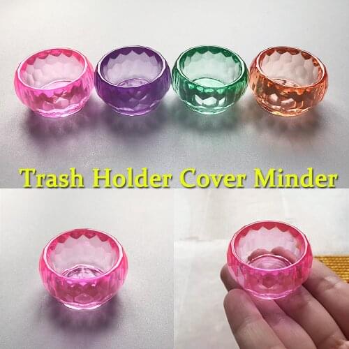 Diamond Painting Rubbish Drills Handy Collector Handmade Resin Trash Bowl Cover Minder