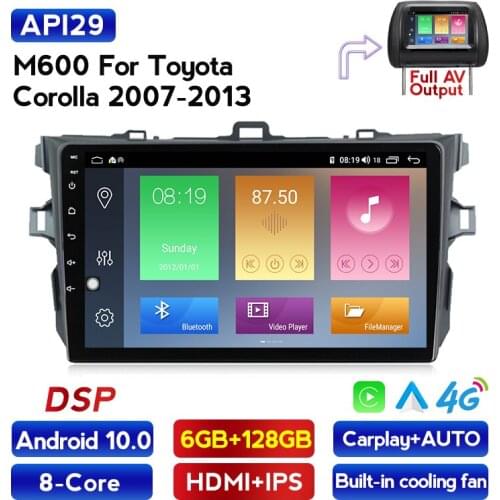 MEKEDE Android System DSP IPS 2din Car Radio RDS For Toyota Corolla E140/150 2008 2009 2010 2011 2012 2013 Stereo navigation