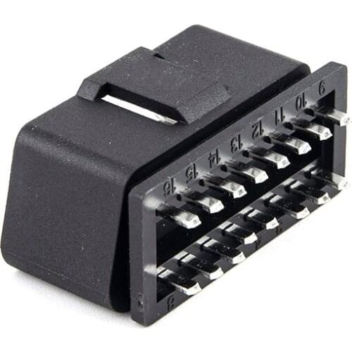 Car OBD2 Connector 16pin Male Plug 16 Pin OBD II OBD2 Diagnostic-tool Cable Terminal Connector Plug Auto Repair Parts