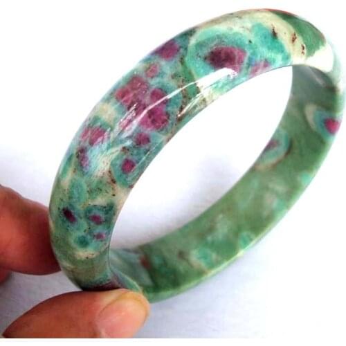 Free Shipping Natural Ruby Zoisite 16*8mm Round Bracelet Women Man Jewelry Accessories Weddings Parties Gift