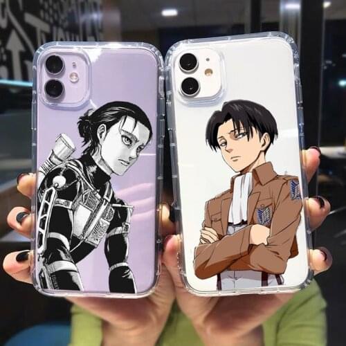 Anime Japanese attack on Titan Phone Case For iphone 12 mini 11 pro XS MAX 8 7 6 6S Plus X SE2020 XR Soft TPU Fundas Coque case