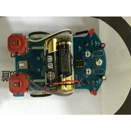 D2-5 Smart Tracking Car Kit, Photoresistor Detection, Light Emitting Diode, Electronic Assembly DIY