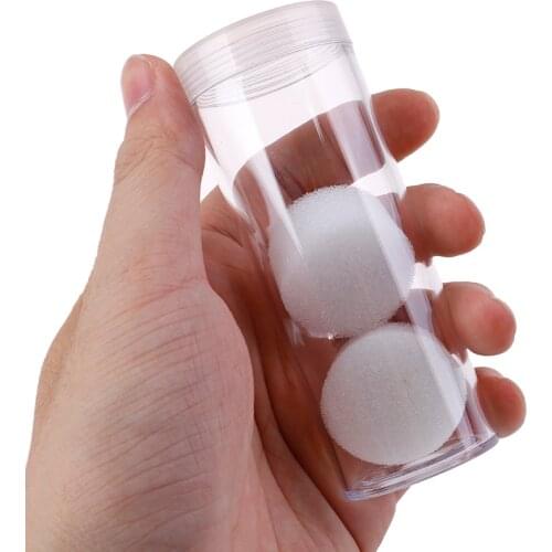1/5 Pcs 32mm Protective Tube Holder Prevent Damage Gross Ware Tool Transparent Plastic Coins Storage Bottle Tube Coins Collect
