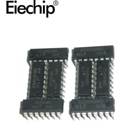 10PCS/Lot Integrated Circuit CMOS IC CD4069 CD4071 CD4081 CD4093 CD4511 DIP package Electronic Component Chip