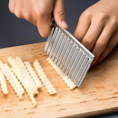 Potato wave knife French fries, crisps Cutting machine slicer Vegetable and fruit peeler Kitchen accessories Cooking tools