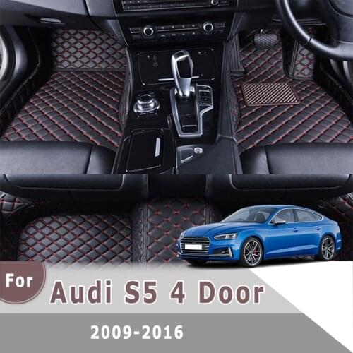 RHD Carpets For Audi S5 4 Door 2016 2015 2014 2013 2012 2011 2010 2009 Car Floor Mats Styling Custom Accessories Protect Cover