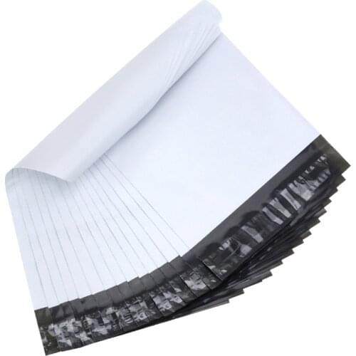 Courier Bags 20pcs Gray White Storage Bag Plastic Poly Shipping Bag Envelope Mailing Bags Self Adhesive Seal Plastic Pouch