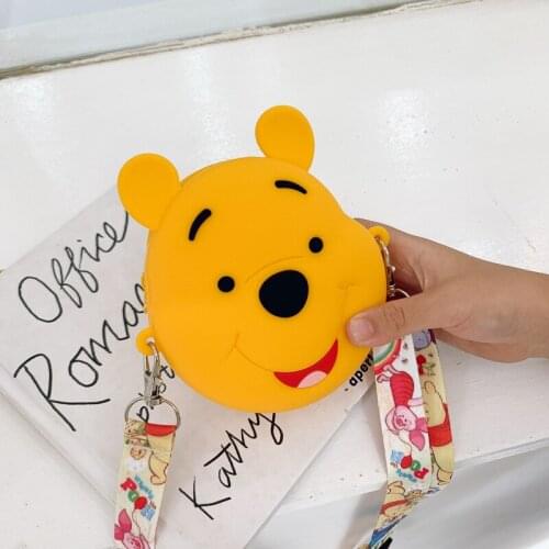 Disney Cartoon Mickey Mouse Donald Duck Pooh Bear Fashion Shoulder Bag Boy Girl Messenger Bag Mobile Phone Coin Purse Handbag