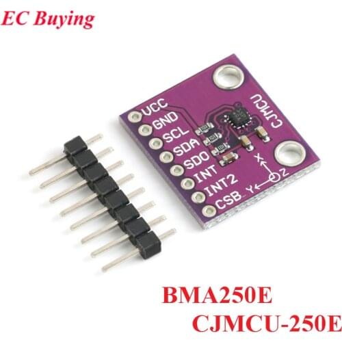 250E BMA250E Sensor Module Three-axis Low G Acceleration Sensor CJMCU-250E Triaxial MEMS Board SPI IIC Interface for Arduino