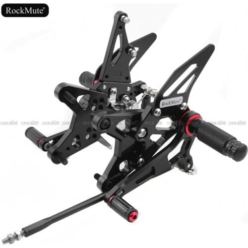 Motorcycle Rearset For Kawasaki ZX-6R ZX6R 636 2009-2018 Adjustable Footrest Shift Lever Brake Pedal Foot Pegs Rear Set Rearsets
