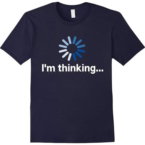 Men t shirt I'm Thinking About Ice Cream Funny Ice Cream T-Shirt-RT Women tshirts