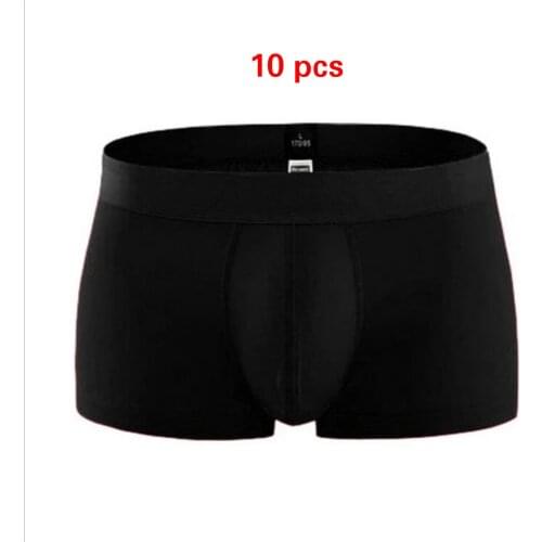 MEN BOXER BLACK 10 PCS