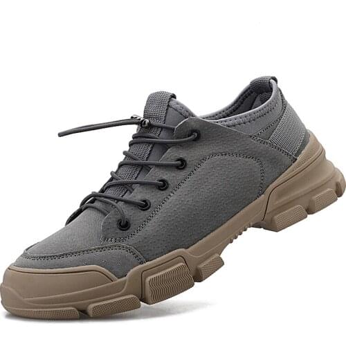 Tooling Casual Leather Shoes Men Lace Up leather Sneakers 2020 New Fashion Breathable Soft Mens Shoes Flat Mens Footwear