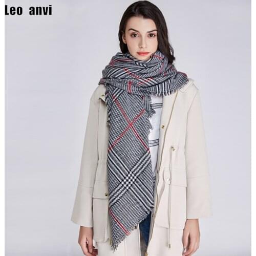 New Winter Warm fashion Women Scarf Cashmere luxury poncho Tartan Plaid Designer Shawls echarpe hiver femme Blanket Scarf