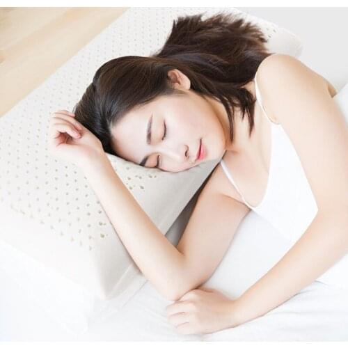 RWONFUR Orthopedics Pure Natural Latex Pillow for Sleeping Protects Remedial Neck Protect Vertebrae Health Care Slow Rebound