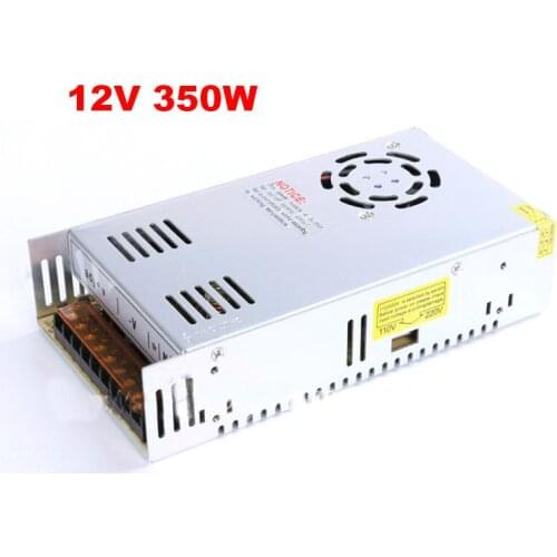 Switching 12V 350W led power supply 12v led driver,dc12v Aluminum AC110V AC 220v to 12v lighting transformer for led strip light