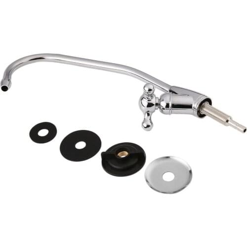 Straight Drinking Water Purifier Stainless Steel Drinking Water Filter Faucet Reverse Osmosis Sink Tap 2 Gooseneck Faucet