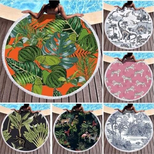 Flower green leaf animal luxury beach towel Sea beach towel Pareo beach Towel Beach cover up Large beach towel Beach mat Towels