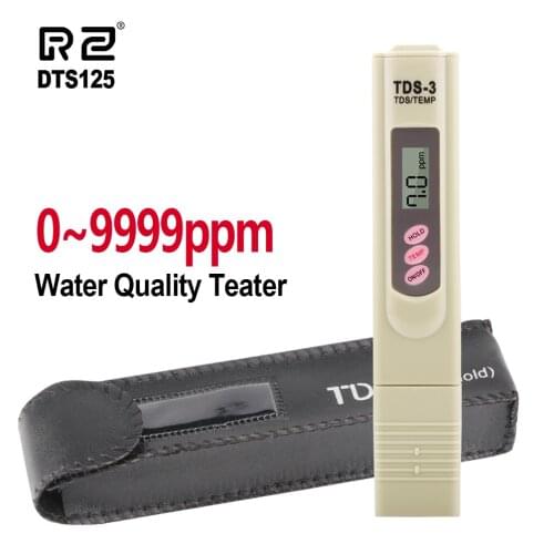 RZ PH Meters PH Meter Digital Water Aquarium PH Meter Pen Tester TDS 0-999PPM With Protable LCD Backlight Electrical Ph Meter