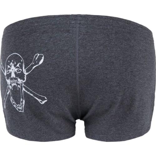 Sexy mens underwear low waist sexy little pirate printing split male pants