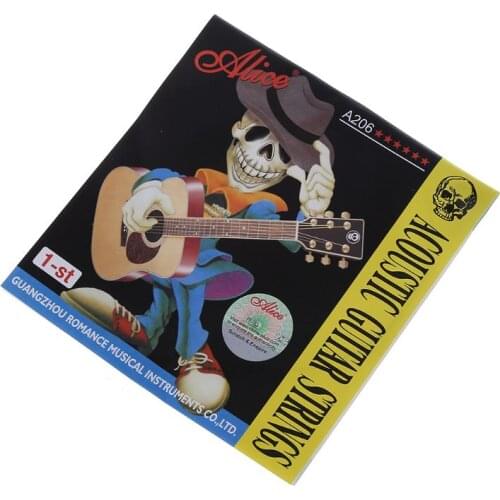 Stainless Steel Alice Acoustic Guitar String 1st E String 0.28mm Q22F