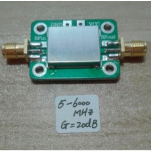 1PC 5M~6GHz, gain 20dB RF power amplifiers in ultra wideband 5M --- 6GHz, gain 20dB with the shield case