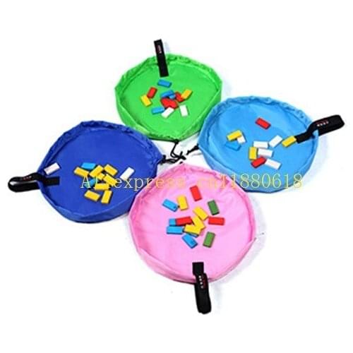100pcs/lot Free Shipping 45cm Portable Kids Children Toy Storage Bag Organizer Home Outdoor Play Mat Blanket Size S