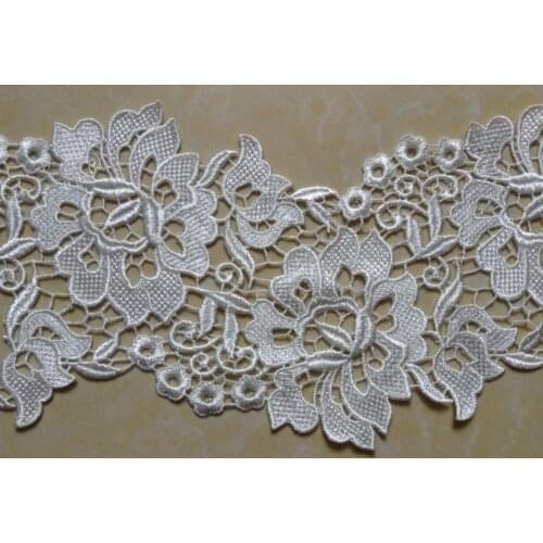 12cm luxurious water soluble embroidery big leaf lace,clothes and home item decoration accessories,XERY14329S