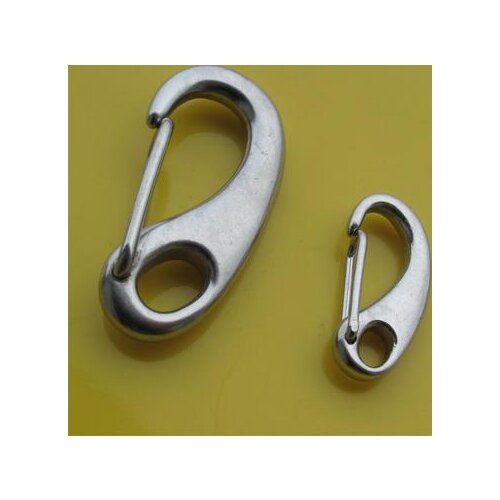 2PCS/Lot EDC Outdoor Climbing Carabiner 304 Stainless Steel Wire Spring Fastener/Buckles Quick Release Camping Travel Kits