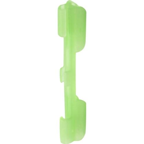 20x ABS Fishing Rod Tip Clip on Glow Stick Green Fluorescent Light for Night Fishing Fluorescent Light Glow Stick