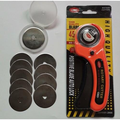 45mm Rotary Cutter Patchwork Leather Tools Wavy Edge Olfa Blade Quilting Accessories Fabric Cutting