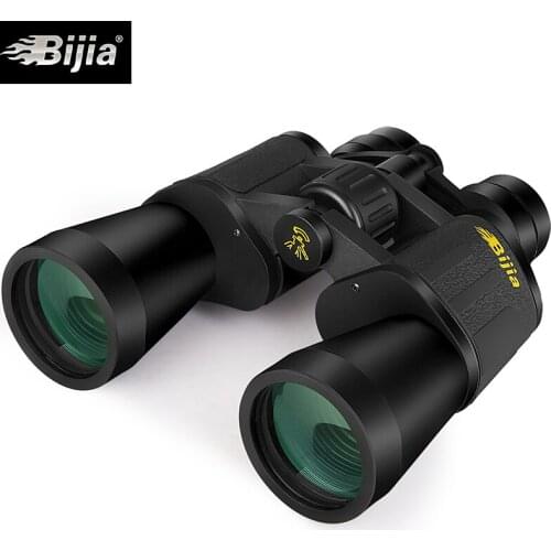BIJIA 10-120X80 professional zoom optical hunting binoculars wide angle camping telescope Military night vision travel tools