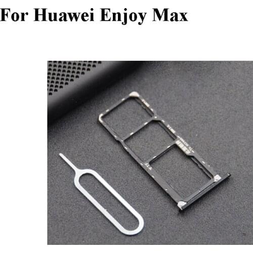 For Huawei Enjoy Max Nano Sim+Micro SD Card Tray Holder Slot Socket Parts EnjoyMax 7.12 inch With Take Sim Card Eject Tool