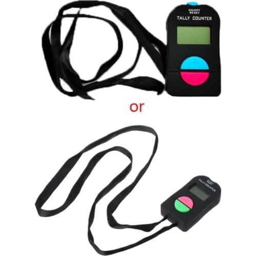 Electronic Counter Work Count Person Flow Point Device Manual Chanting Display Button Can Add and Subtract Counter 62KD