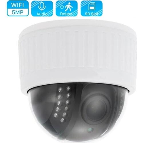 OwlCat Full HD 2MP 5MP Indoor Dome PTZ IP Camera Wifi 5X Zoom Microphone/Audio IR Night Wireless Security CCTV Camera SD Slot