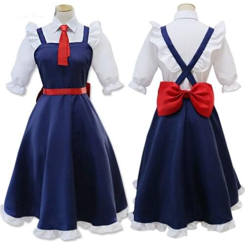 Miss Kobayashis Dragon Maid Tohru Cosplay Costume for Women Kobayashi San Chi No Maid Uniforms Costume